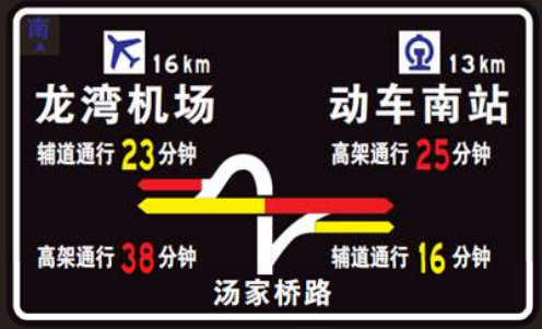 交通發光標志牌